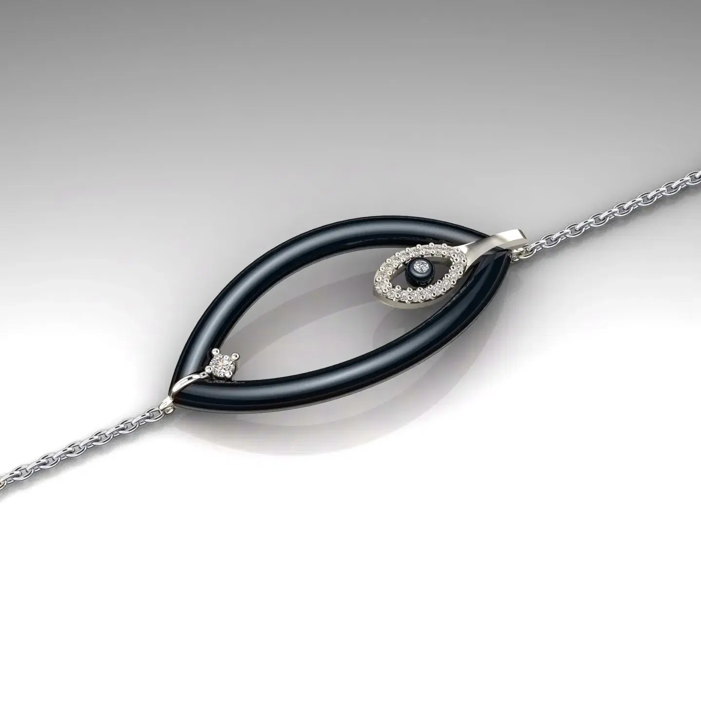 occhio-divino-collection-women's-bracelet---lan3021259bw image