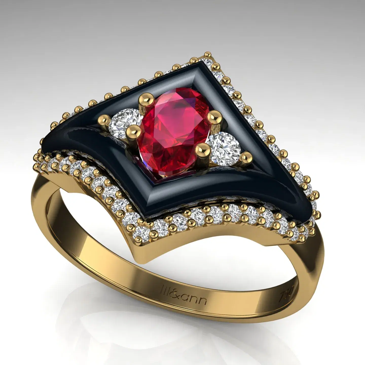 kosari-collection-women's-ring---lan3021314byr image